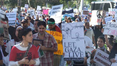 Let Gaza Live! March in Orlando, Jan. 10, 2009