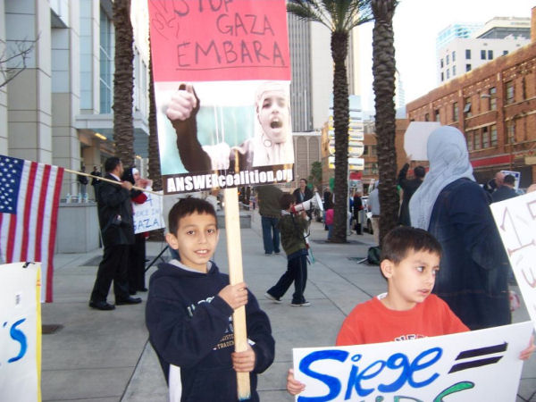 Rally to Support the People of Gaza, Jan. 28, 2008, Tampa, FL