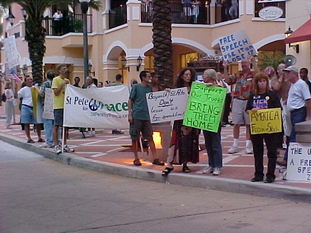 Baywalk protest