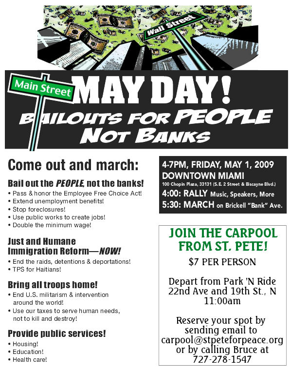 May Day, Miami, May 1, 2009
