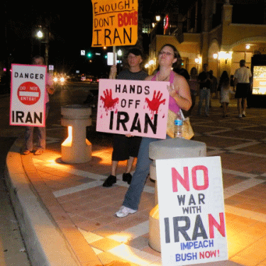 Hands off Iran! National Day of Protest, Aug. 2, 2008, stpeteforpeace.org